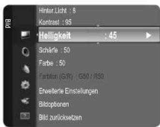 SAMSUNG LE26B450C4WXZG - Einstellen der Brightness auf 80 - 3