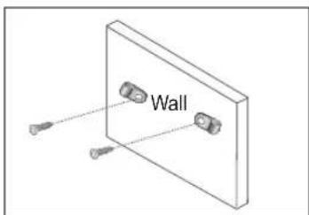 SAMSUNG LE26B450C4WXZG - To avoid the TV from falling: - 1
