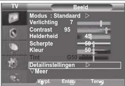 SAMSUNG LE46B550M2HXXU - Gedetailleerde beeldinstellungen configureren - 1