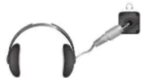 SAMSUNG LE46B550M2HXXU - Branchement du casque (vendu séparément) - 1