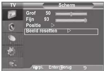 SAMSUNG LE46B550M2HXXU - Beeld resetten - 1