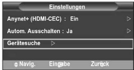 SAMSUNG LE46B550M2HXXU - Suchen von Anynet-Geräten und Umschalten zwischen diesen Geräten - 2