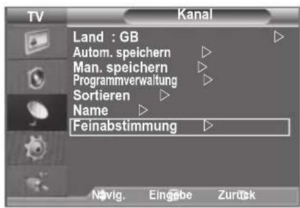 SAMSUNG LE46B550M2HXXU - Senderfeinabstimmung durchführren - 1