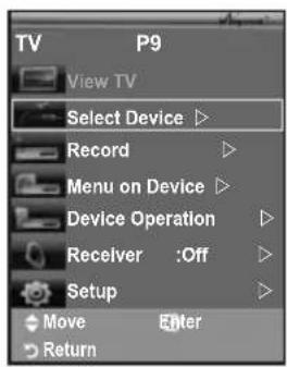 SAMSUNG LE46B550M2HXXU - Scanning and Switching between Anynet+ Devices - 1