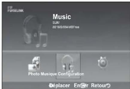 SAMSUNG LE46B550M2HXXU - Utilisation de la liste MP3 - 1