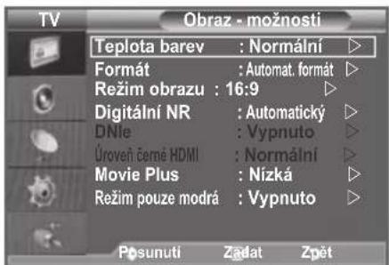 SAMSUNG LE46B550M2HXXU - Návrat k výchozímu nastavení obrazu od vyrobce - 3