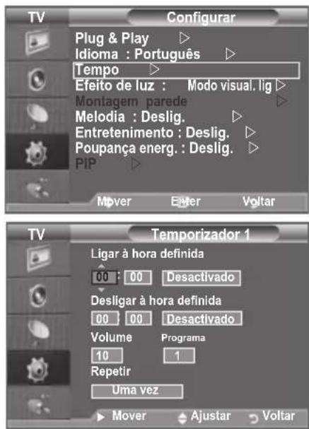 SAMSUNG LE46B550M2HXXU - Ligar e desligar o televisor automaticamente - 1