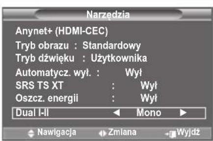 SAMSUNG LE46B550M2HXXU - Wybieranie trybu dzwieku - 1