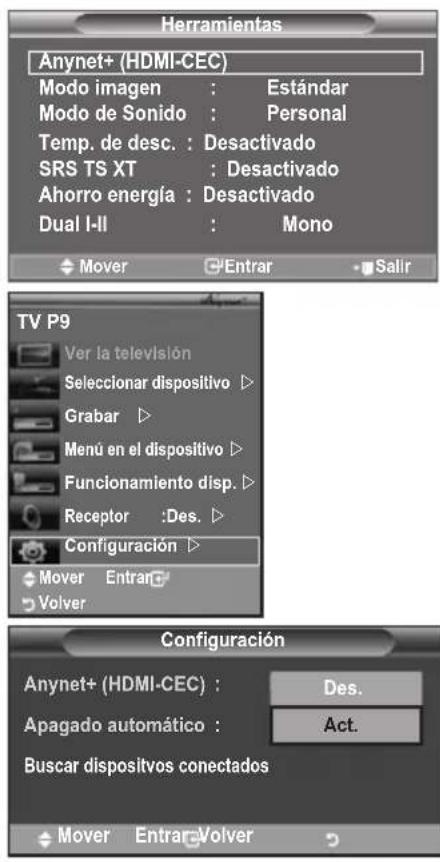 SAMSUNG LE46B550M2HXXU - Uso de la referencia Anynet+ - 1