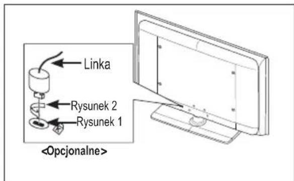 SAMSUNG LE46B550M2HXXU - Korzystanie z zabezpieczenia przycikradzieżowej Kensington (wazoleński od modelu) - 1