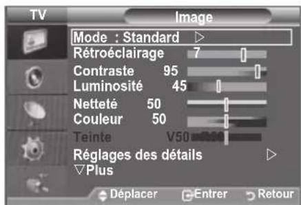 SAMSUNG LE46B550M2HXXU - Affichage des menus - 1