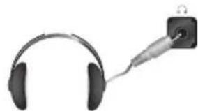 SAMSUNG LE46B550M2HXXU - De hoofdtelefoon aansluiten (apart verkrijgbaar) - 1