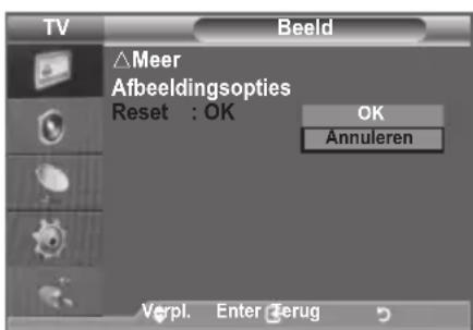 SAMSUNG LE46B550M2HXXU - De standard-beeldinstellungen herstellen - 1