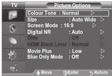 SAMSUNG LE46B550M2HXXU - Colour Tone: Cool2/Cool1/Normal/Warm1/Warm2 - 2