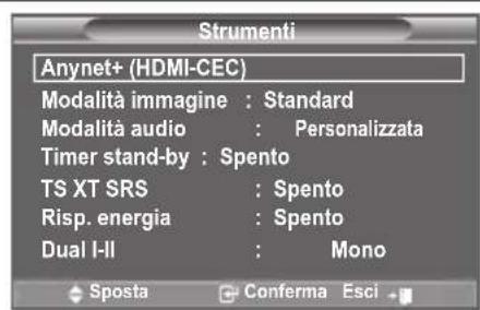 SAMSUNG LE46B550M2HXXU - Uso della funzione Anynet+ - 1