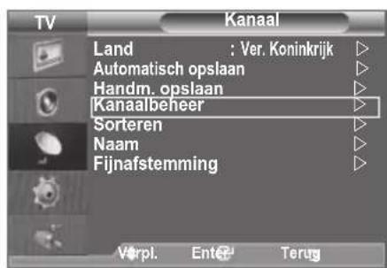 SAMSUNG LE46B550M2HXXU - Kanalen toevoegen of vergrendelen - 1