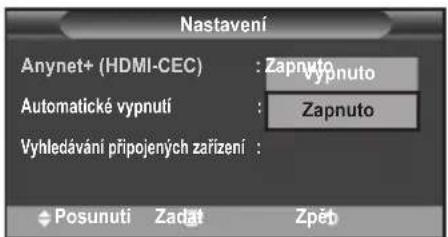 SAMSUNG LE46B550M2HXXU - Použití funkce Anynet+ - 3