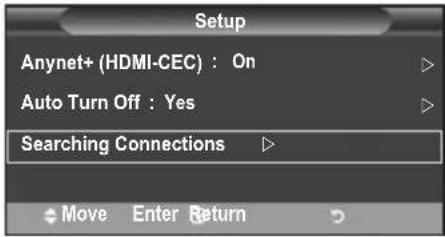 SAMSUNG LE46B550M2HXXU - Iskanje naprav v systemd Anynet+ in preklapljanje med njimi - 2