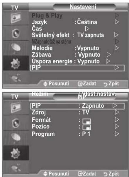 SAMSUNG LE46B550M2HXXU - Sledováni obrazu v obraze (PIP) - 1