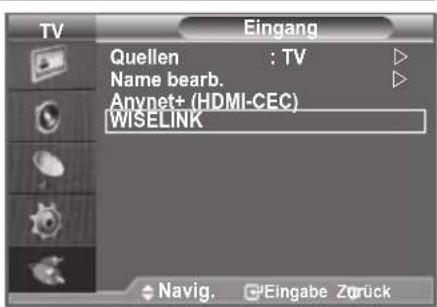 SAMSUNG LE46B550M2HXXU - Verwendend des WISELINK-Menüs - 1