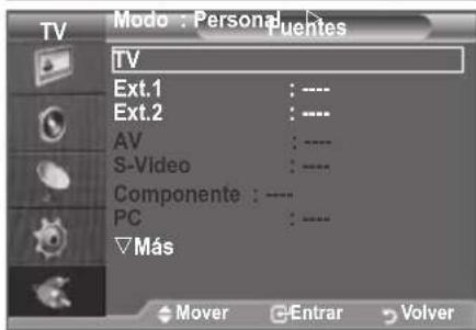 SAMSUNG LE46B550M2HXXU - Selección de la fuente - 2
