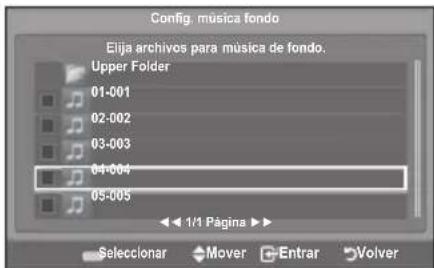 SAMSUNG LE46B550M2HXXU - Config. musica fondo: - 1