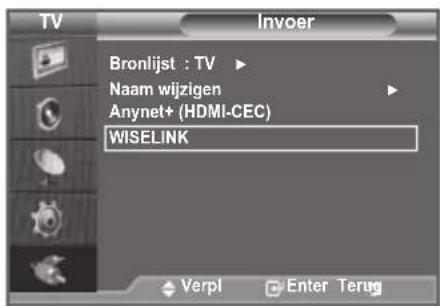 SAMSUNG LE46B550M2HXXU - Gebruik van het WISELINK Menu - 1