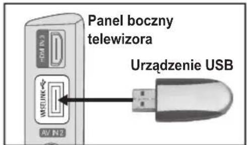 SAMSUNG LE46B550M2HXXU - Korzystanie z funkcji WISELINK - 1