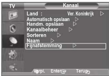 SAMSUNG LE46B550M2HXXU - Kanalen fijn afstemmen - 1