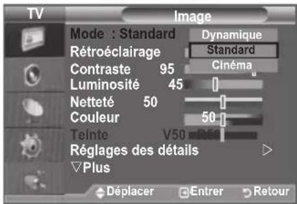 SAMSUNG LE46B550M2HXXU - Changement de la norme Image - 2