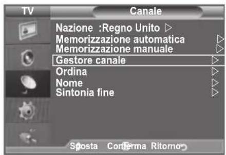 SAMSUNG LE46B550M2HXXU - Aggiunta / Blocco di canali - 1