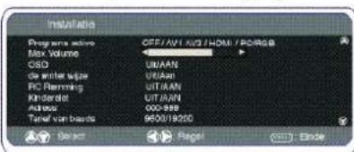 SANYO 42SRE1 - Schemadres in RS232-stand instellen - 1