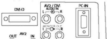 SANYO 42SRE1 - DVI-D (Interface de video numérique) - 1