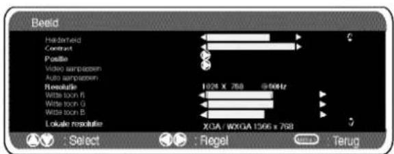 SANYO 42SRE1 - Menu-installingen pc - 2
