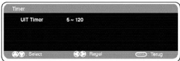 SANYO 42SRE1 - Uit-timer instelling - 1