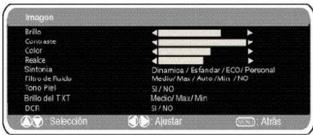 SANYO 42SRE1 - Menu de Imagen - 1