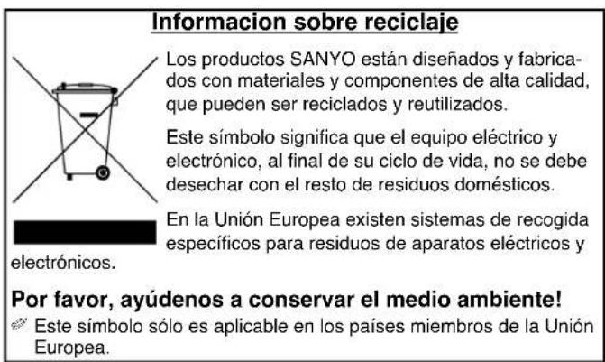 SANYO 42SRE1 - ESTE PRODUCTO DEBE ESTAR CONNECTADO A TIERRA - 1