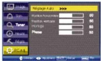 SANYO 52LH1R - Menu PC adj. - 1