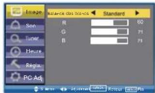 Image Son Tuner Heure Rega. PC Adj Balance dos bance Standard R G B 60 71 71 900% Adjustment Fillet File