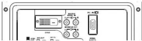SANYO 52LH1WP - DVI-D (Interface de vidéo numérique) - 1