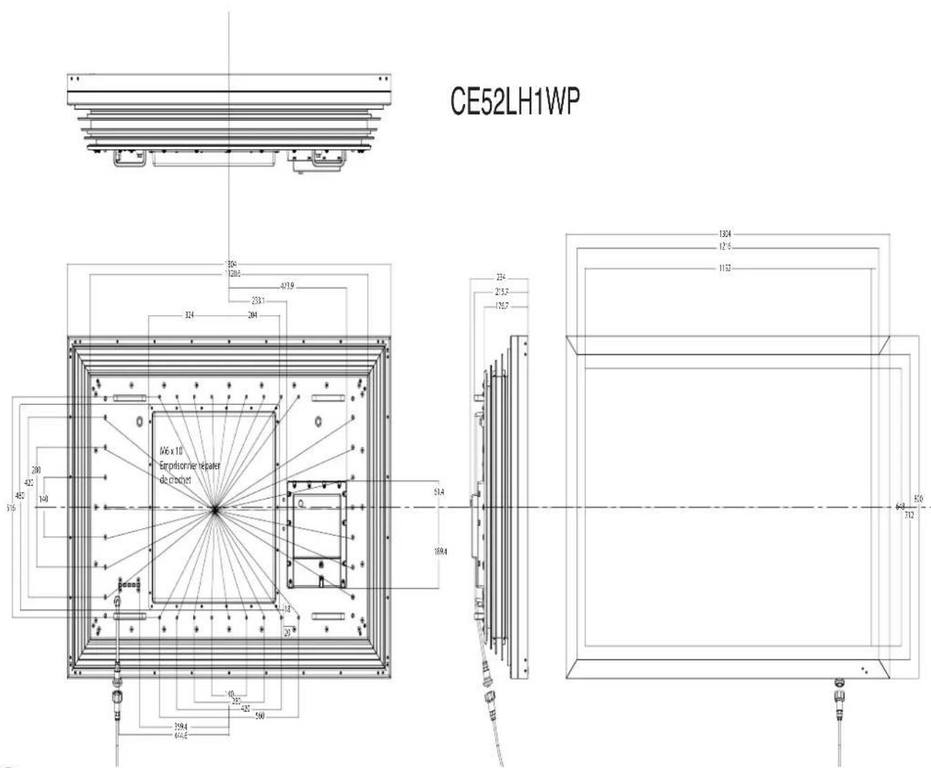 CE52LH1WP M6 x 10 Empirisonnier répater de croquet 304 120.6 373.9 233.1 324 204 280 485 140 516 18 20 514 109.4 334 215.7 176.7 1324 1215 1132 350 712 399.4 644.5