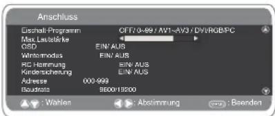 SANYO 42LM5WPTC - Einstellen der Monitoradresse im RS232-Modus - 1