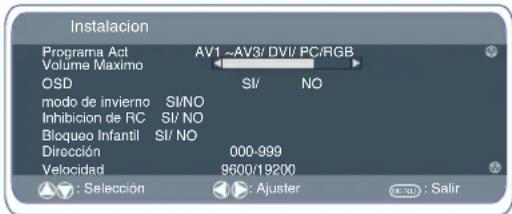 SANYO 42LM5WPTC - Procedimiento de configuración - 1