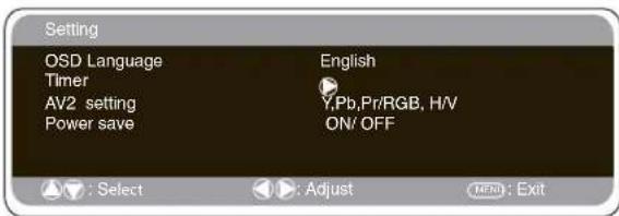 SANYO 42LM5WPTC - PC menu settings - 3