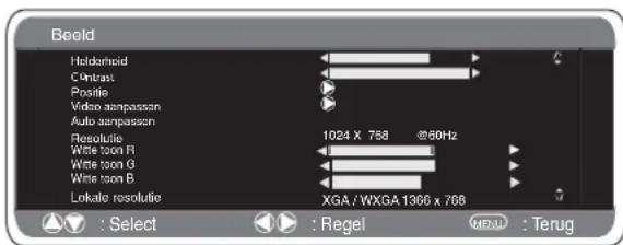 SANYO 42LM5WPTC - Menu-installingen pc - 2