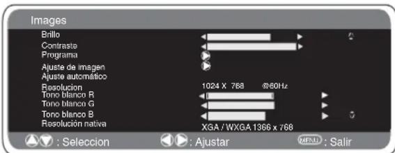 SANYO 42LM5WPTC - Ajustes del menu del PC - 2