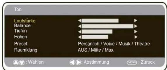 SANYO 42LM5WPTC - Ton menu - 1