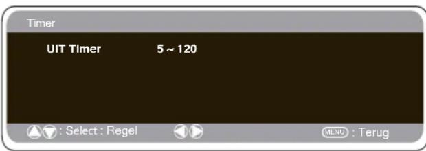 SANYO 42LM5WPTC - Uit-timer instelling - 1