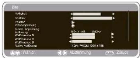 SANYO 42LM5WPTC - Einstellungen PC-Menu - 2