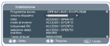SANYO 42LM5WPTC - Impostazione dell'indirizzo del monitor in modalità RS232 - 1